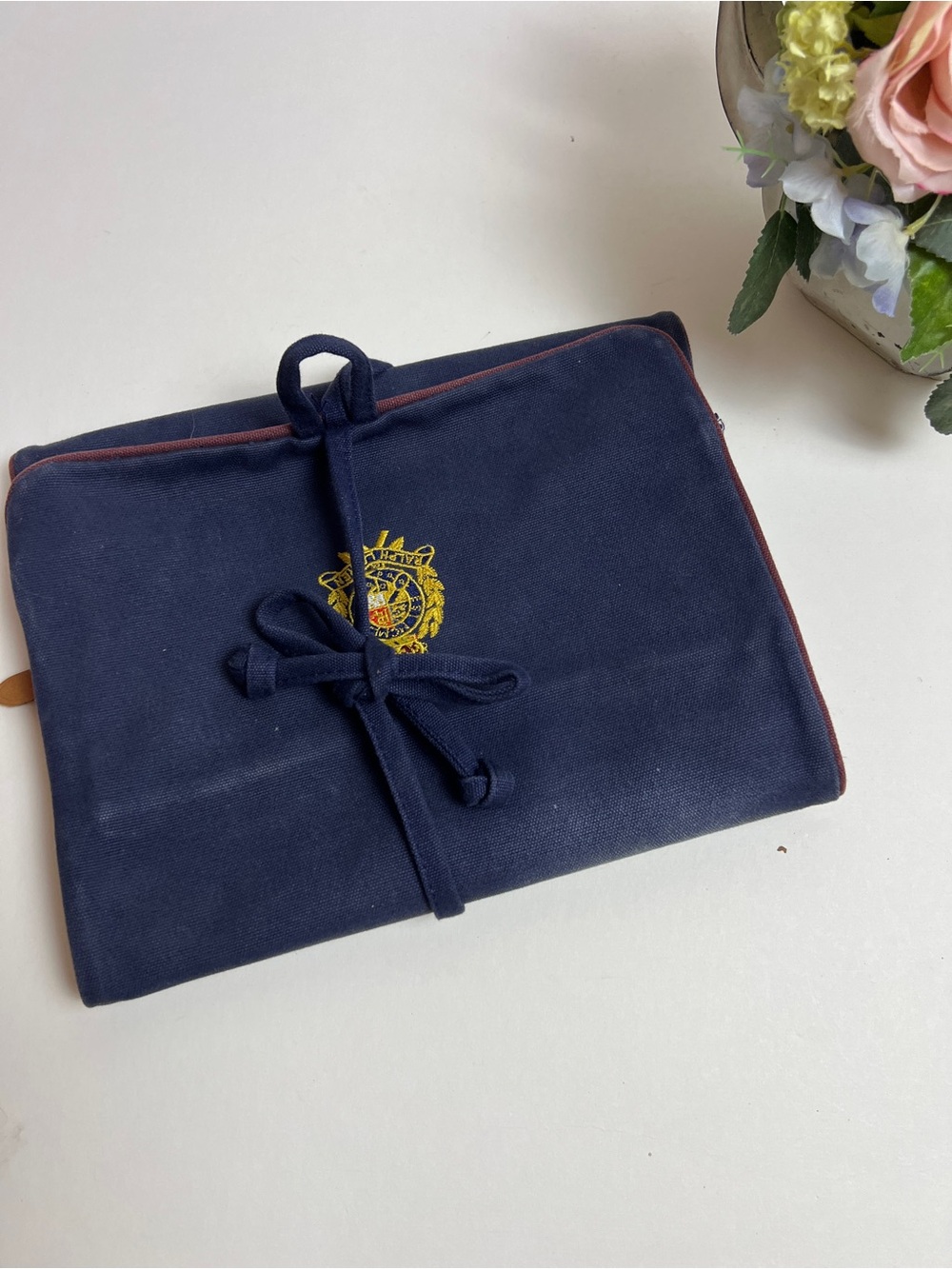 Vintage 1980’s Ralph Lauren Crest Travel organizer
